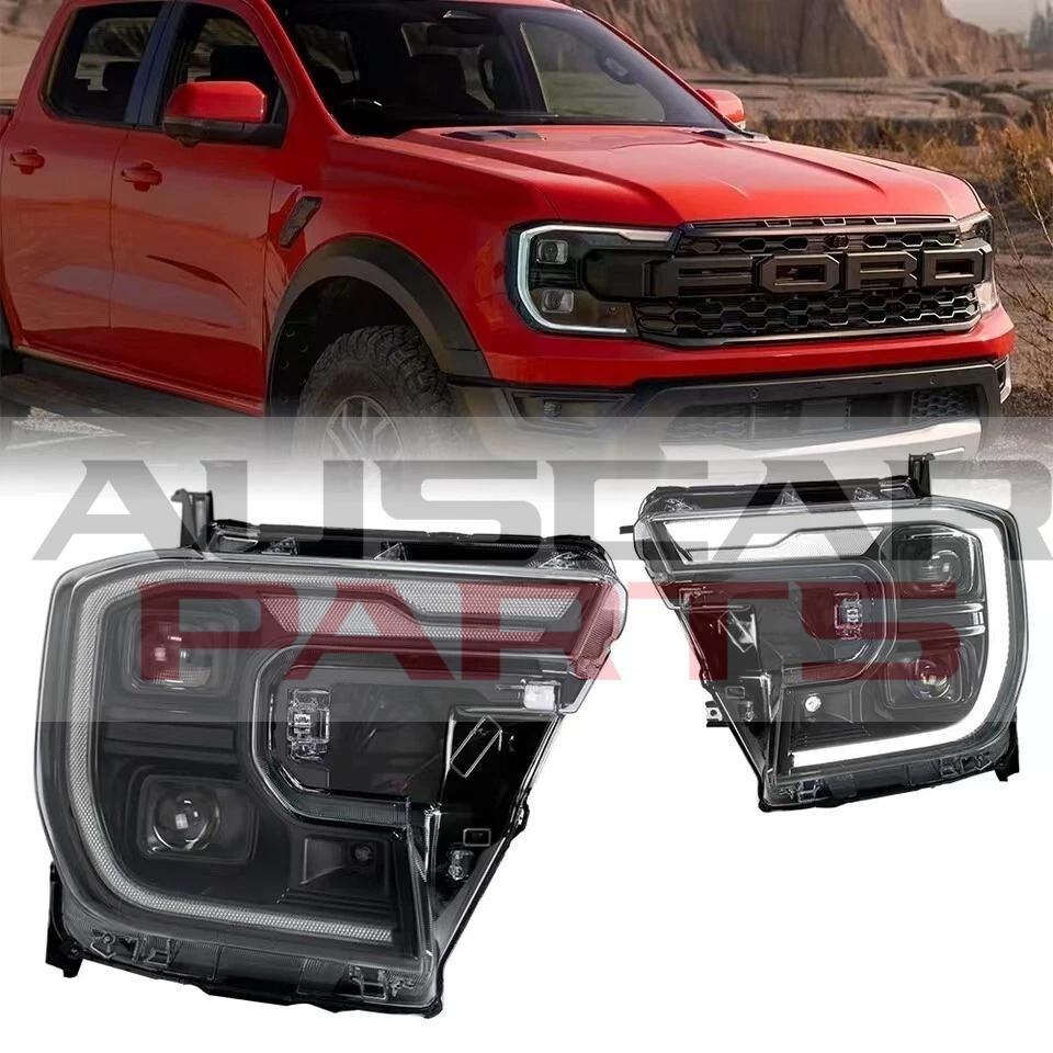 VLAND Full LED Headlights w/Sequential For Ford Ranger PX T9 2022-2025 Lamp Pair - Image 2