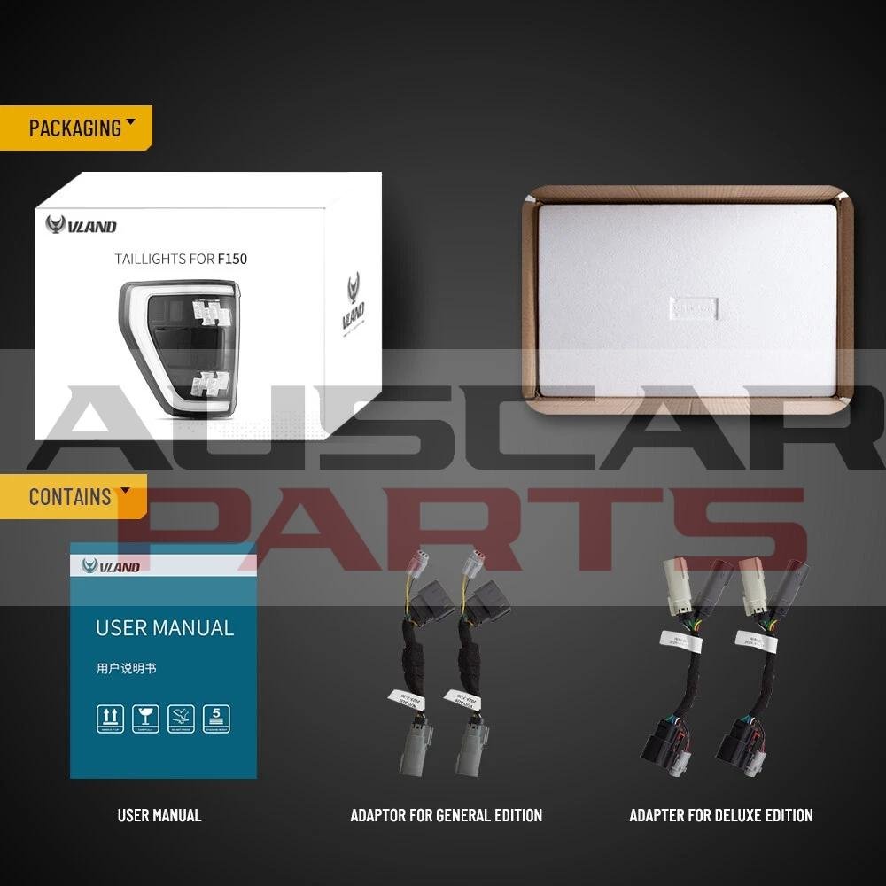 VLAND Tail Lights for 21-24 Ford F150 - Image 22