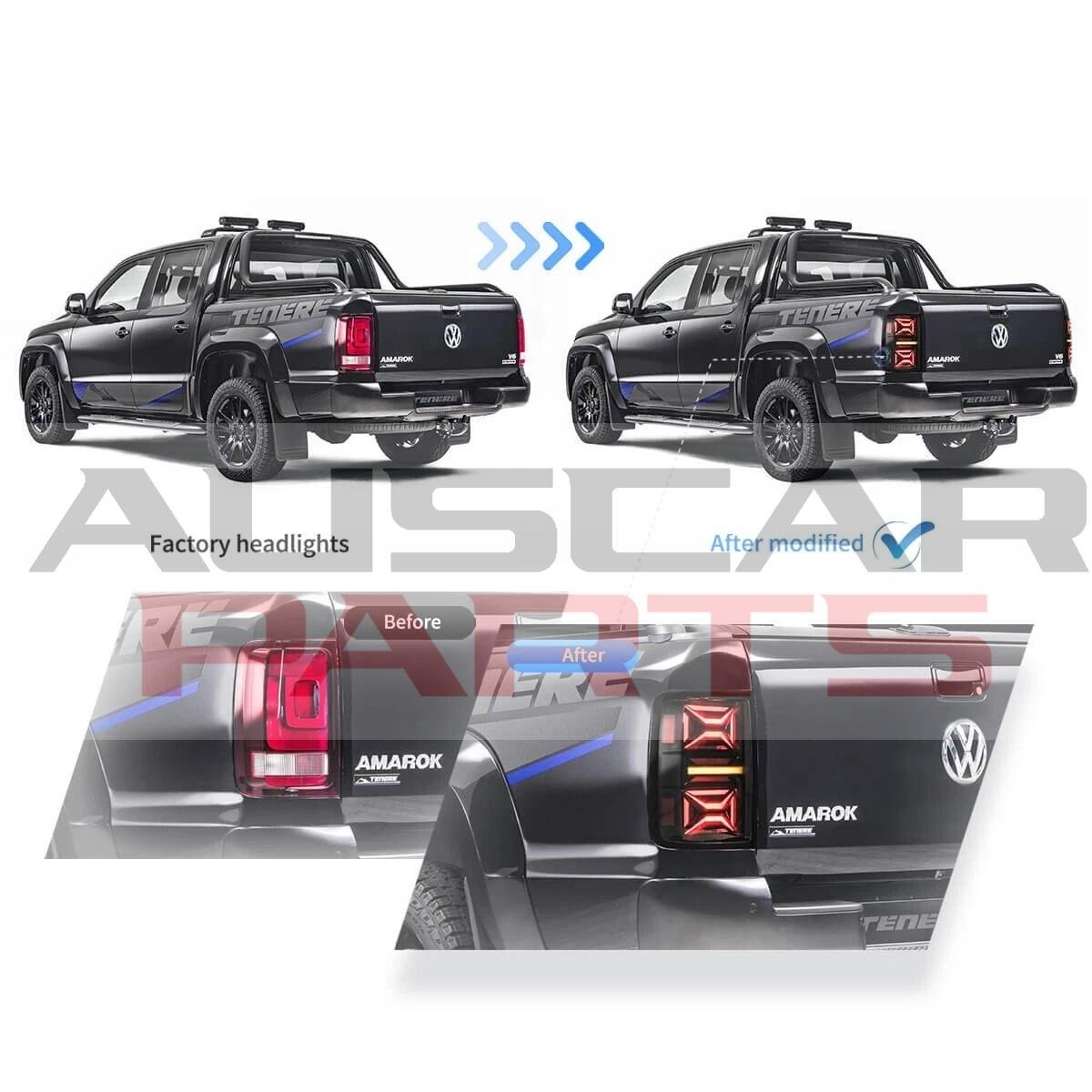 VLAND Tail Lights for 10-22 Volkswagen Amarok - Image 8