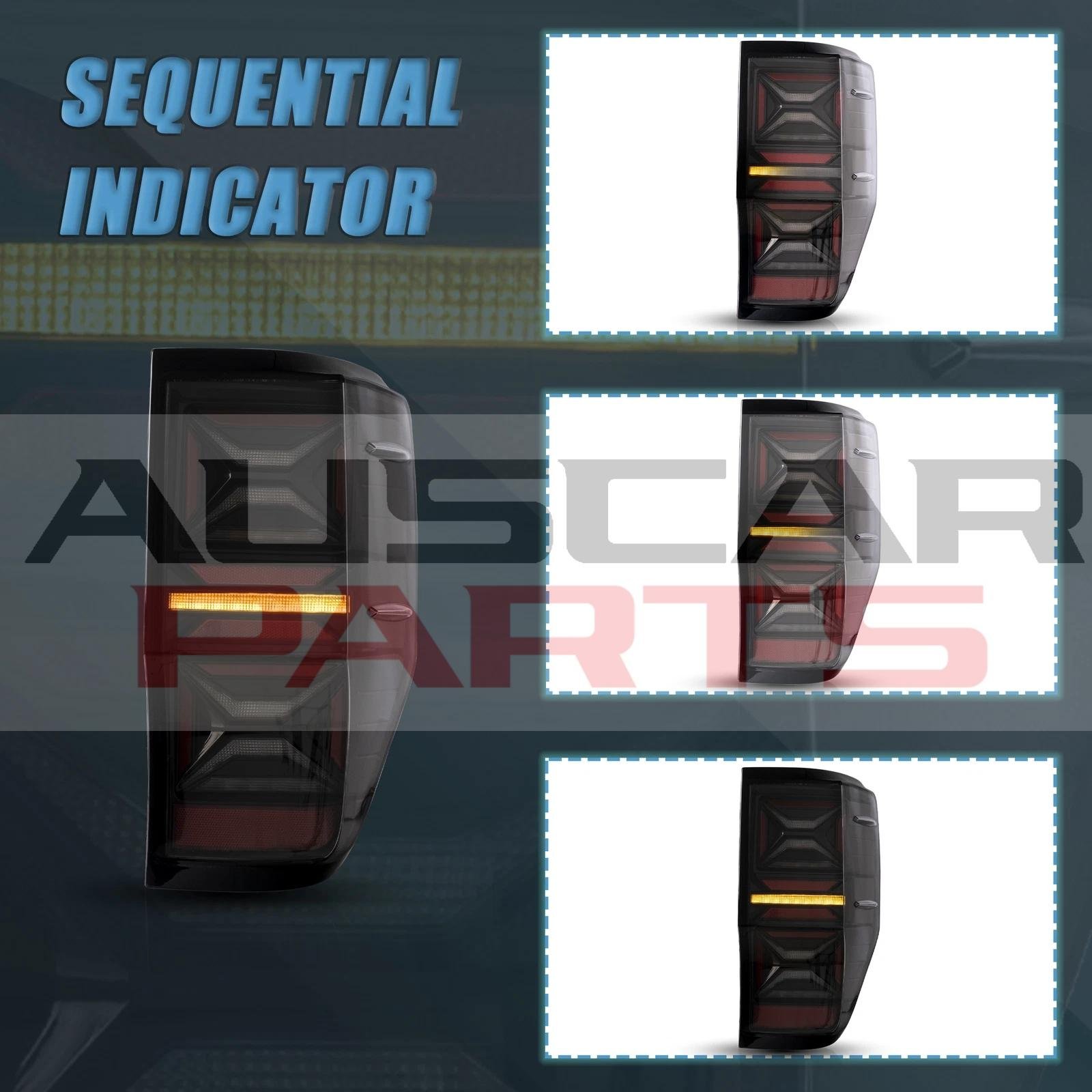 VLAND Tail Lights LED For Ford Ranger PX MKII Base XL 2012-2018 With Sequential - Image 4