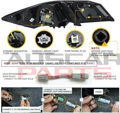 VLAND LED Tail Lights for 13-17 Honda Accord 9th Gen Sedan - Image 12