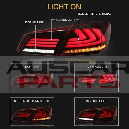 VLAND LED Tail Lights for 13-17 Honda Accord 9th Gen Sedan - Image 13