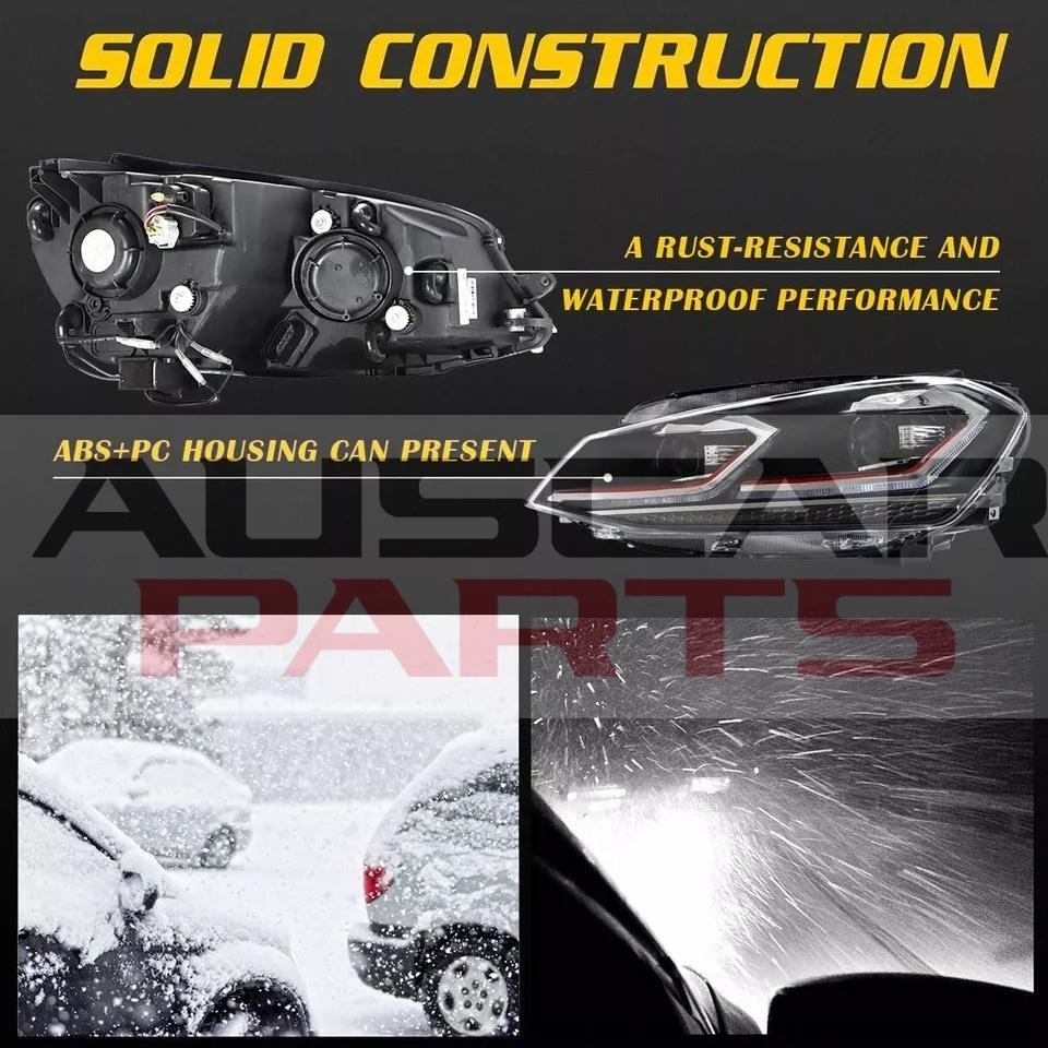 VLAND FULL LED Headlights For 2018-2021 VW Golf 7.5 MK7.5 (No Bulbs Required) - Image 10