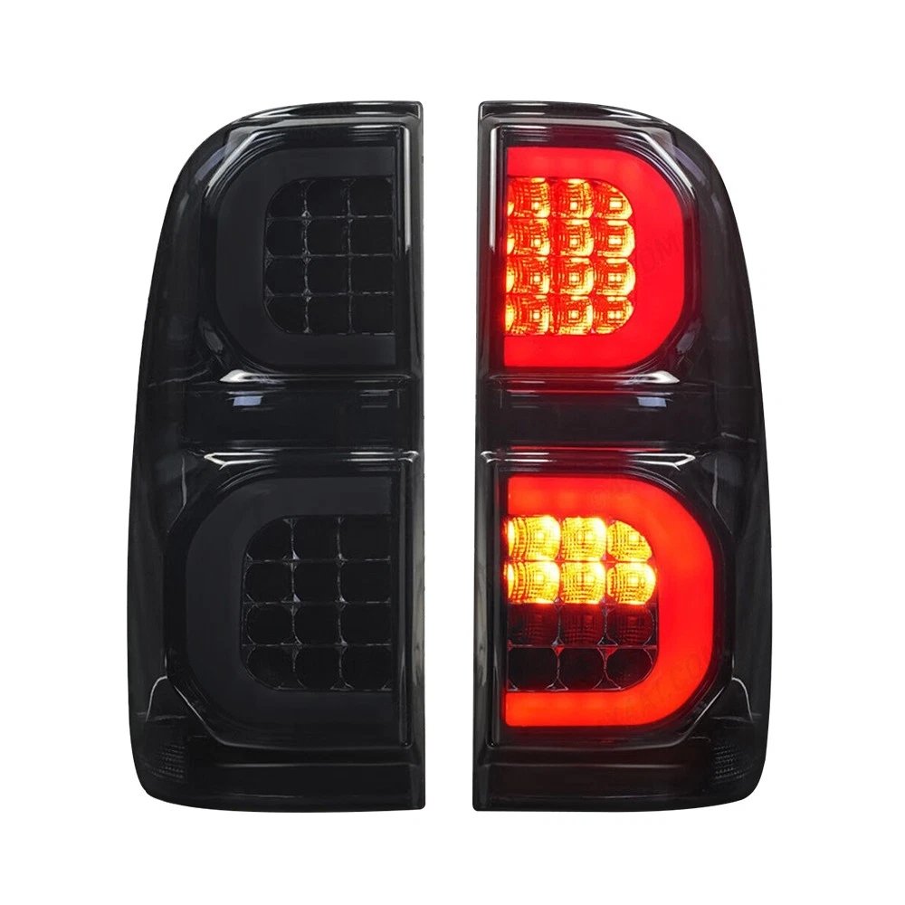 Toyota Hilux N70 Smoked Tail Lights 2004 - 2014 Pair - Image 4