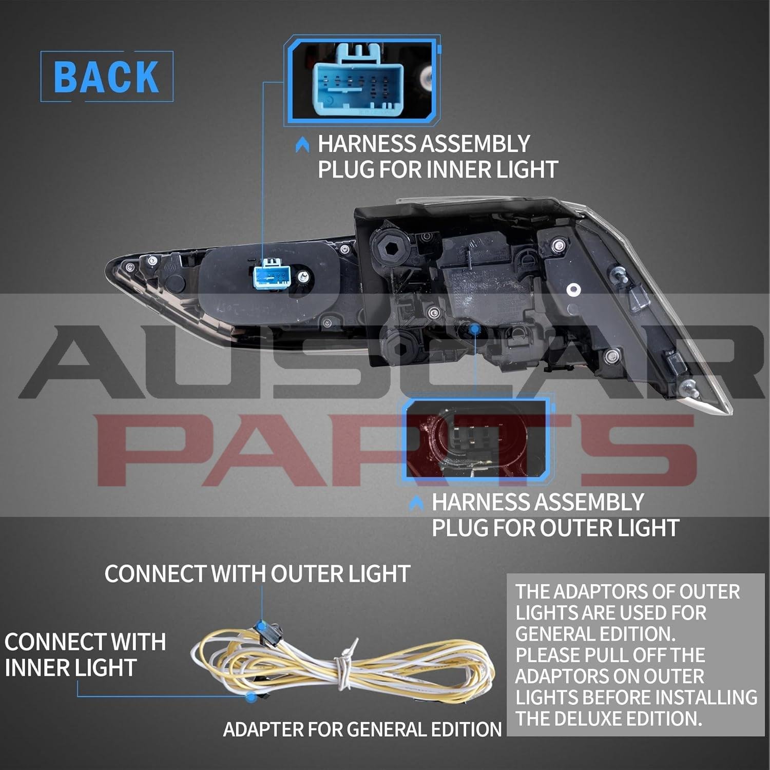 Pair VLAND Tail Lights for Golf MK8 Hatchback 2020 - 2023 - Image 12