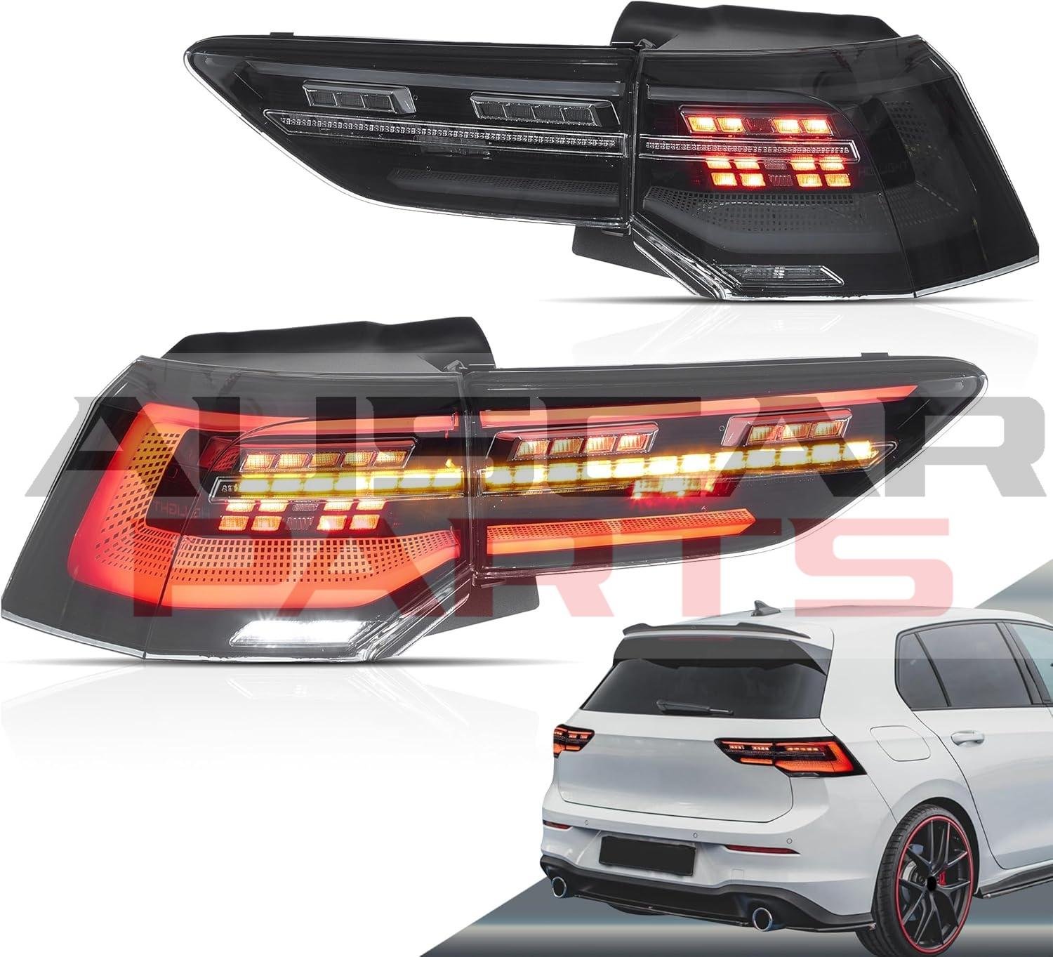 Pair VLAND Tail Lights for Golf MK8 Hatchback 2020 - 2023 - Image 9