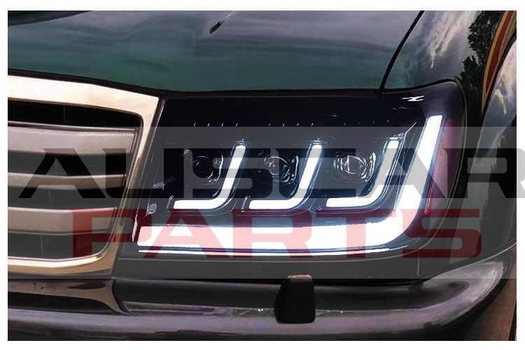 Headlights for Toyota Land Cruiser 1998-2007 LC100 WITH DRL Start up Animation - Image 5