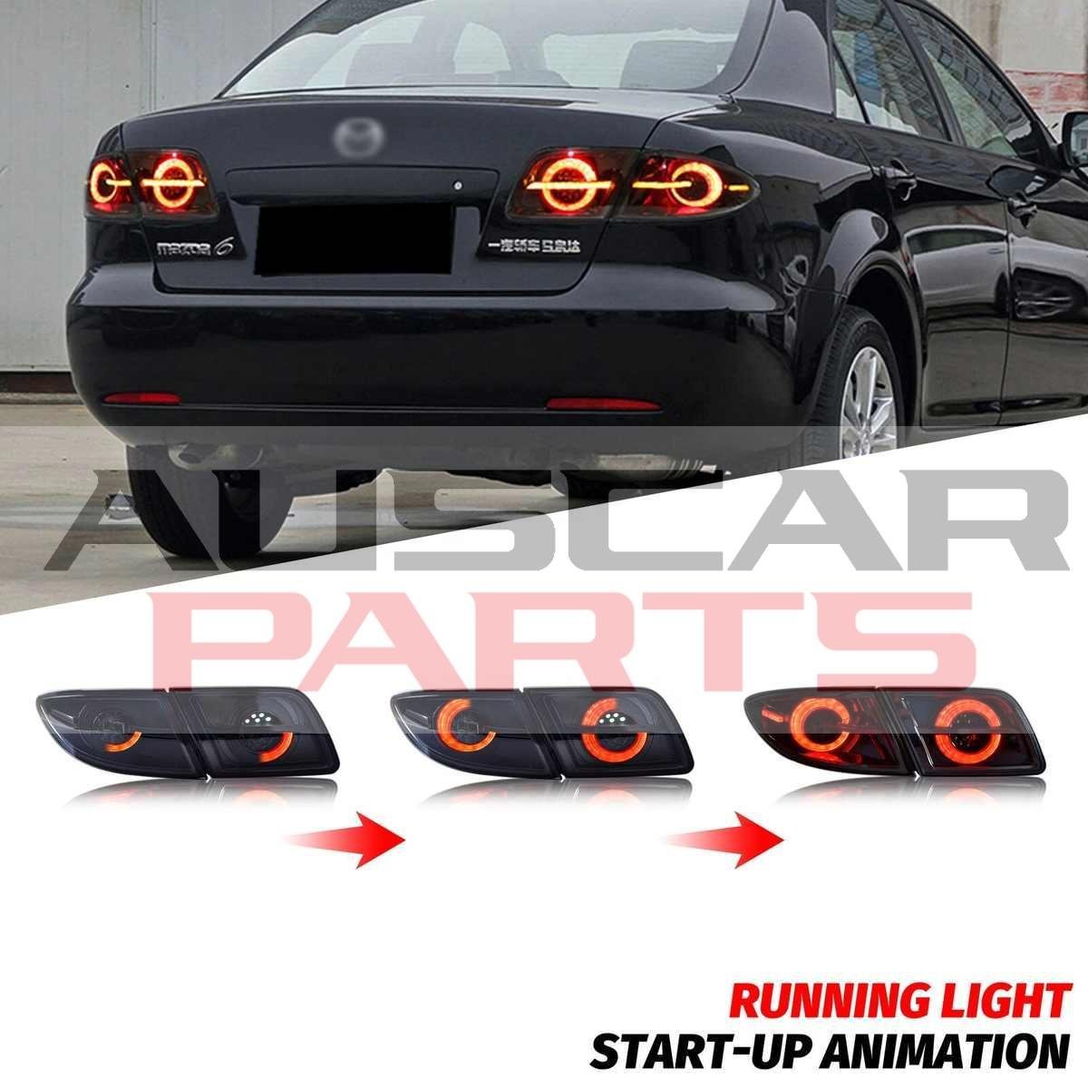 Taillights for Mazda 6 2003-2014 1st GEN with Start-up Animation - Image 3