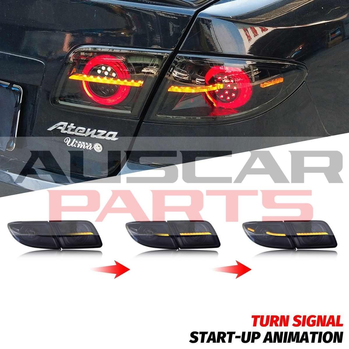 Taillights for Mazda 6 2003-2014 1st GEN with Start-up Animation - Image 6