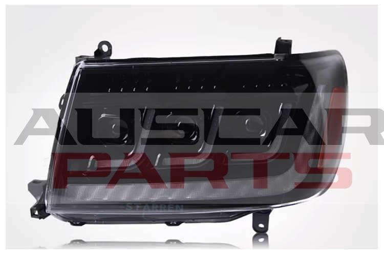 Headlights for Toyota Land Cruiser 1998-2007 LC100 WITH DRL Start up Animation - Image 6