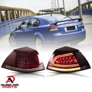 Pair VLAND Tail Lights for 06 - 13 Holden Commodore (VE) LED With Sequential Indicator