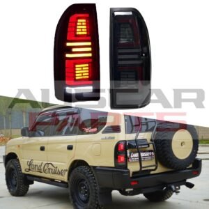 Taillights for Toyota Land Cruiser Prado LC90 LC95 1996-2002 With Dynamic Animation