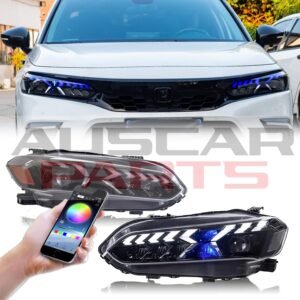 Headlights For Honda Civic 11th 2016 with Dynamic Animation