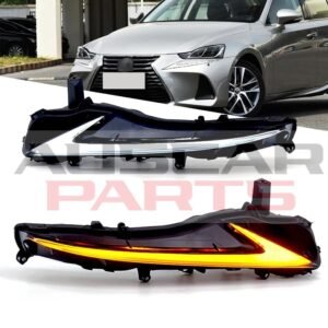 RGB LED DRL Lamp for LEXUS IS300 2016-2019 with Day Running Lights & Start-up Animation Dazzle Effect