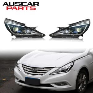 Headlights Hyundai Sonata Sedan 2010-2014 I45 Car Head Lamps 6000k Color