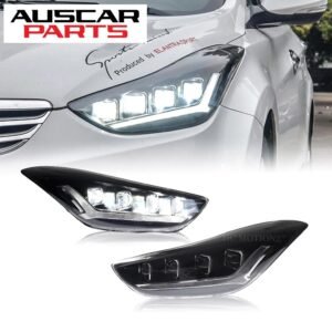 Headlights Hyundai Elantra for 2011-2015 with Start up Animation