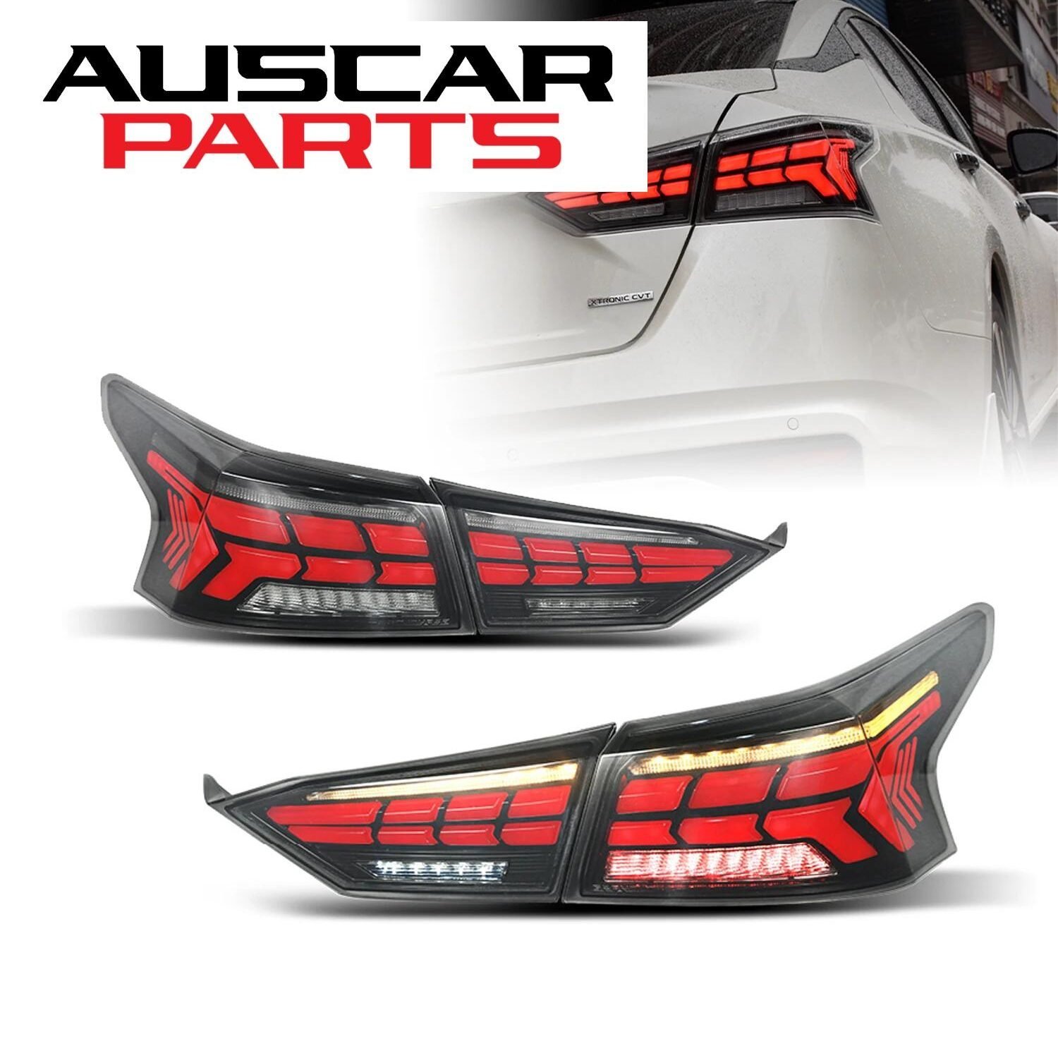 Tail Lights for 2019-2022 Nissan Altima with Start-up Animation & DRL