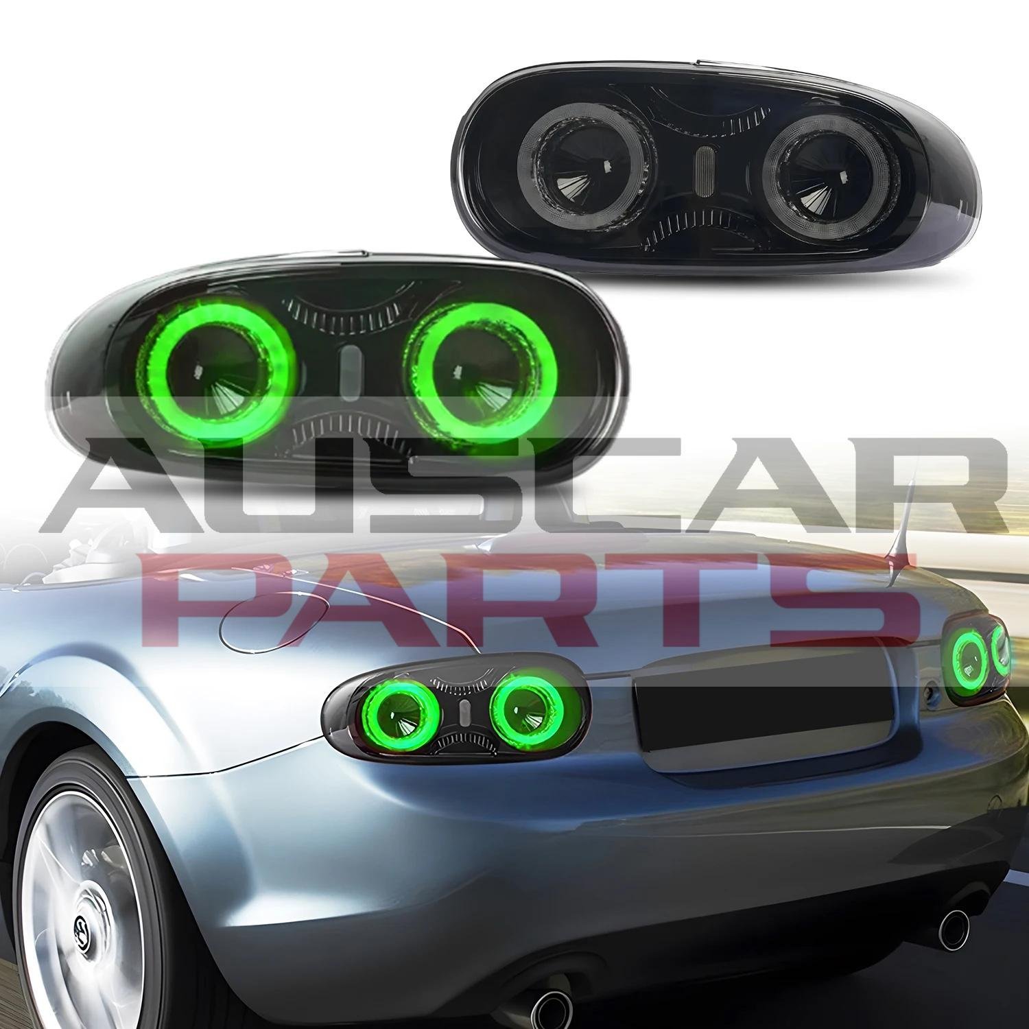 LED RGB Tail Lights for Mazda MX-5 NC 2008-2015 with DRL & Start up Animation Plug and Play