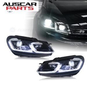 Volkswagen Golf 6 2008-2013 MK6 Projector Headlights Assembly Front Lamps