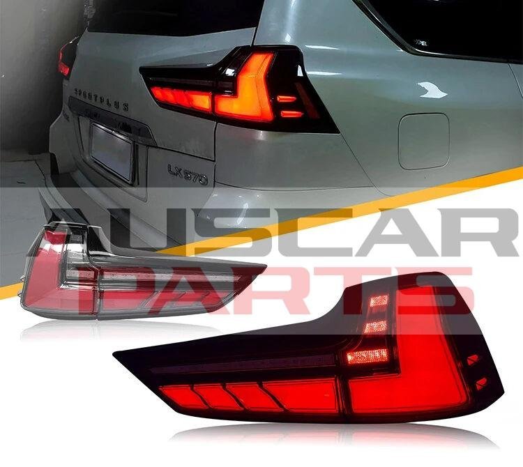 Taillights for LEXUS 2016-2021 LX570 rear lights DRL with Start up Animation