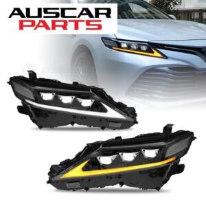 LED Head Lights for Toyota Camry 2018-2022 XLE SX XV70 with  DRL Animation