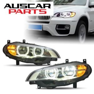 LED Headlights for BMW X6 E71 2008-2014 with Day Running Lights