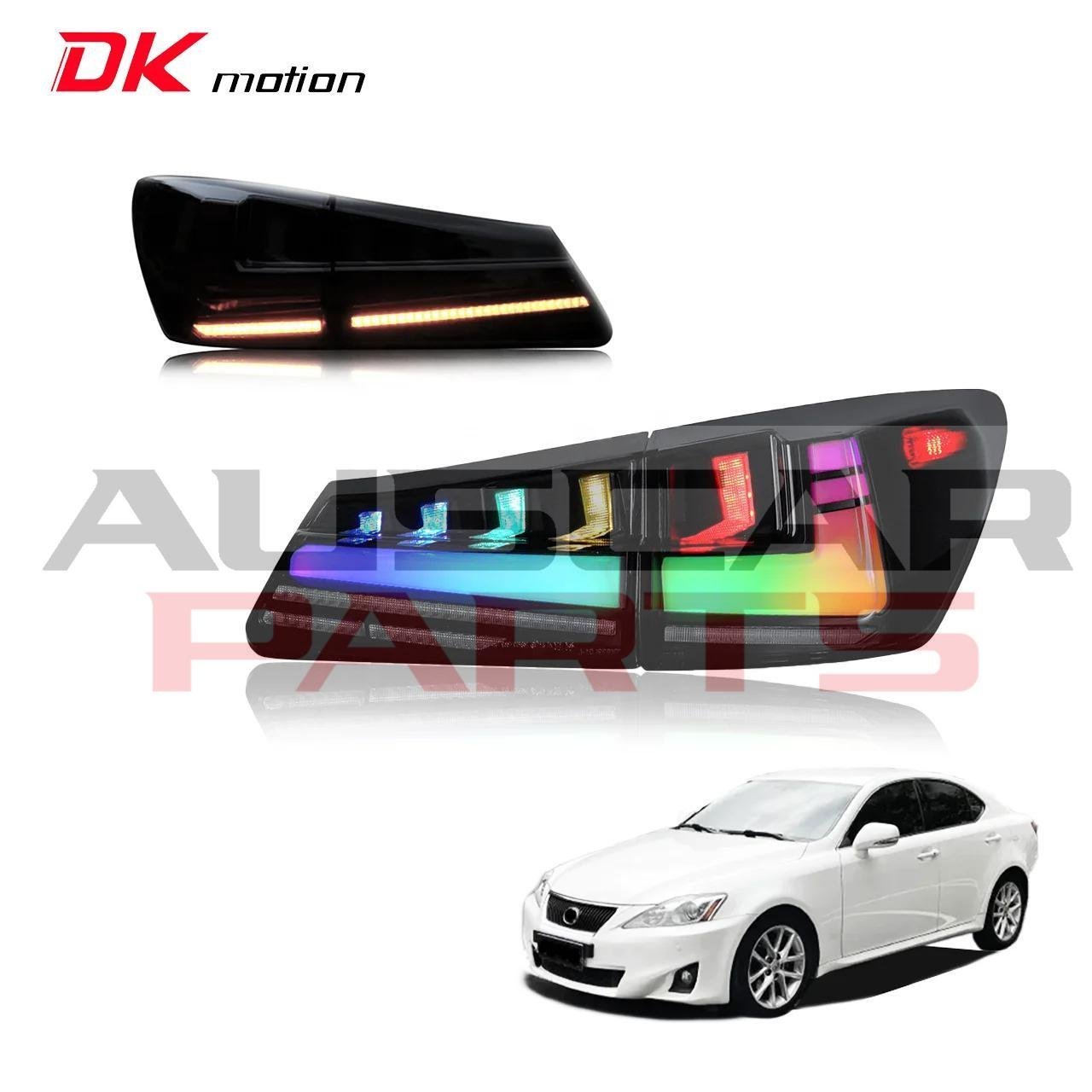 Tail lights for 2006-2012 IS250 IS350 ISF Lexus IS With Sequential - Image 5