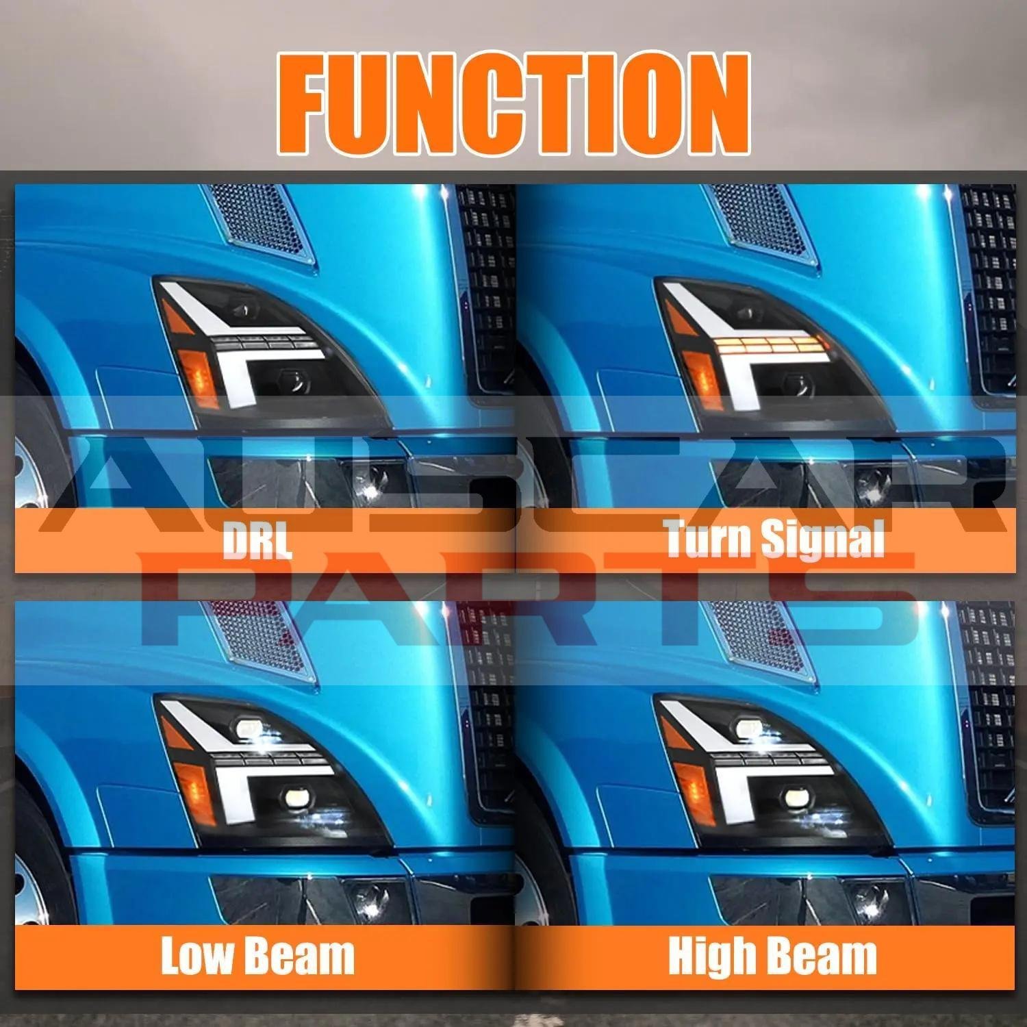 Headlight For 2004-2018 Volvo VNL/VNM/VNX - Image 3