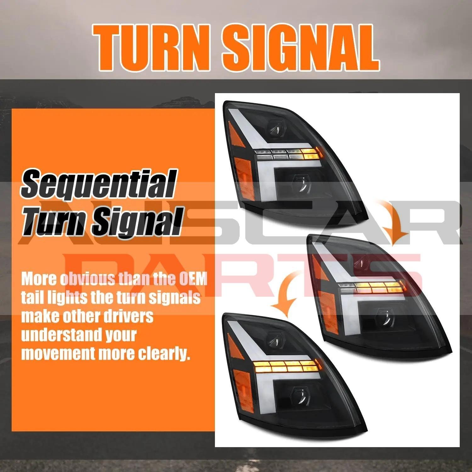 Headlight For 2004-2018 Volvo VNL/VNM/VNX - Image 5