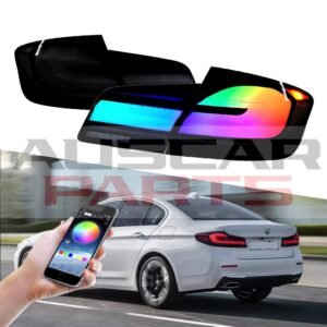 Old Upgrade to New 21 Model RGB LED Taillights for BMW 5 Series 11-17 Year F10 F18