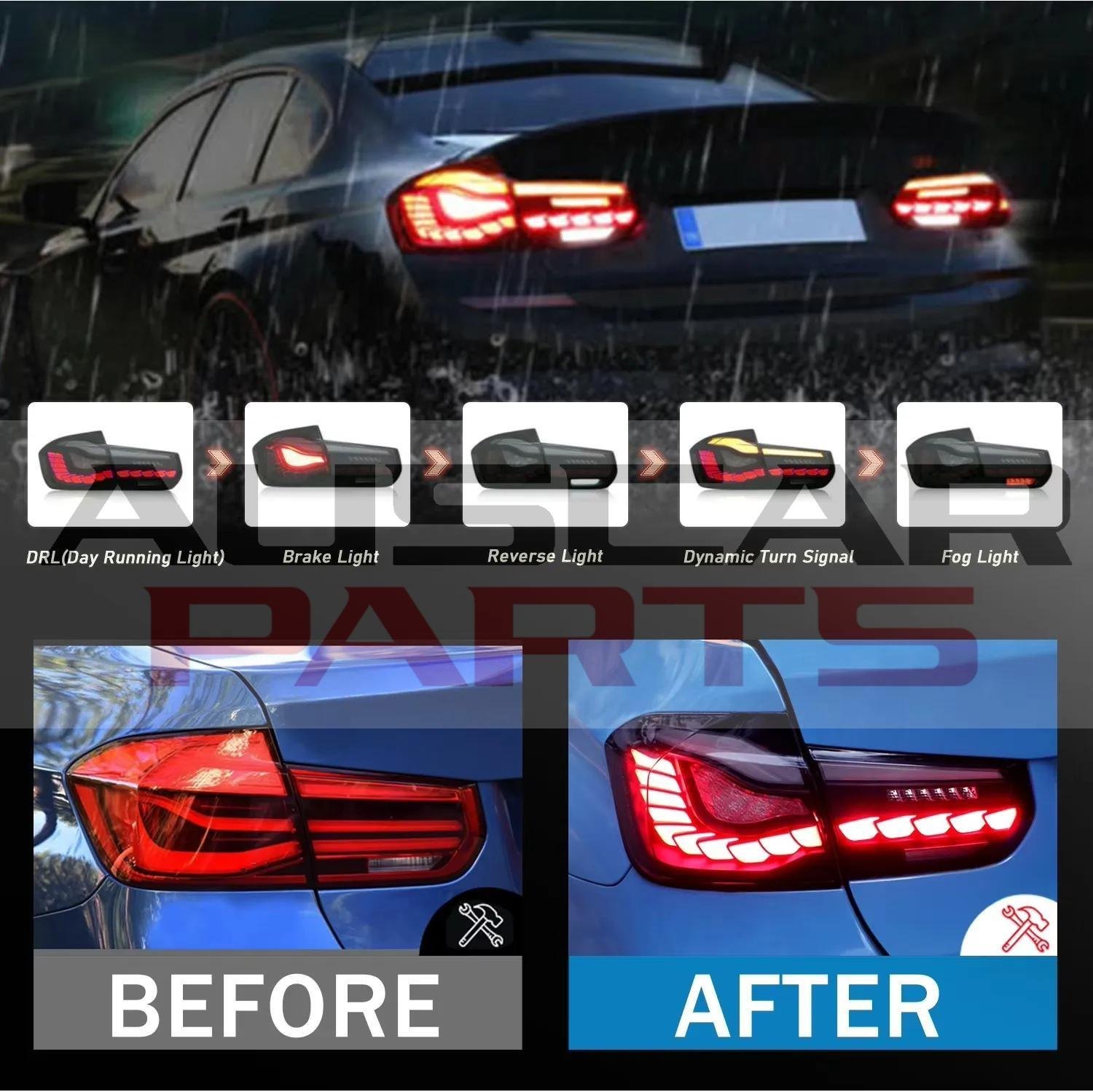 Tail Lights for BMW 3-series F30 F35 F80 2013-2020 - Image 4