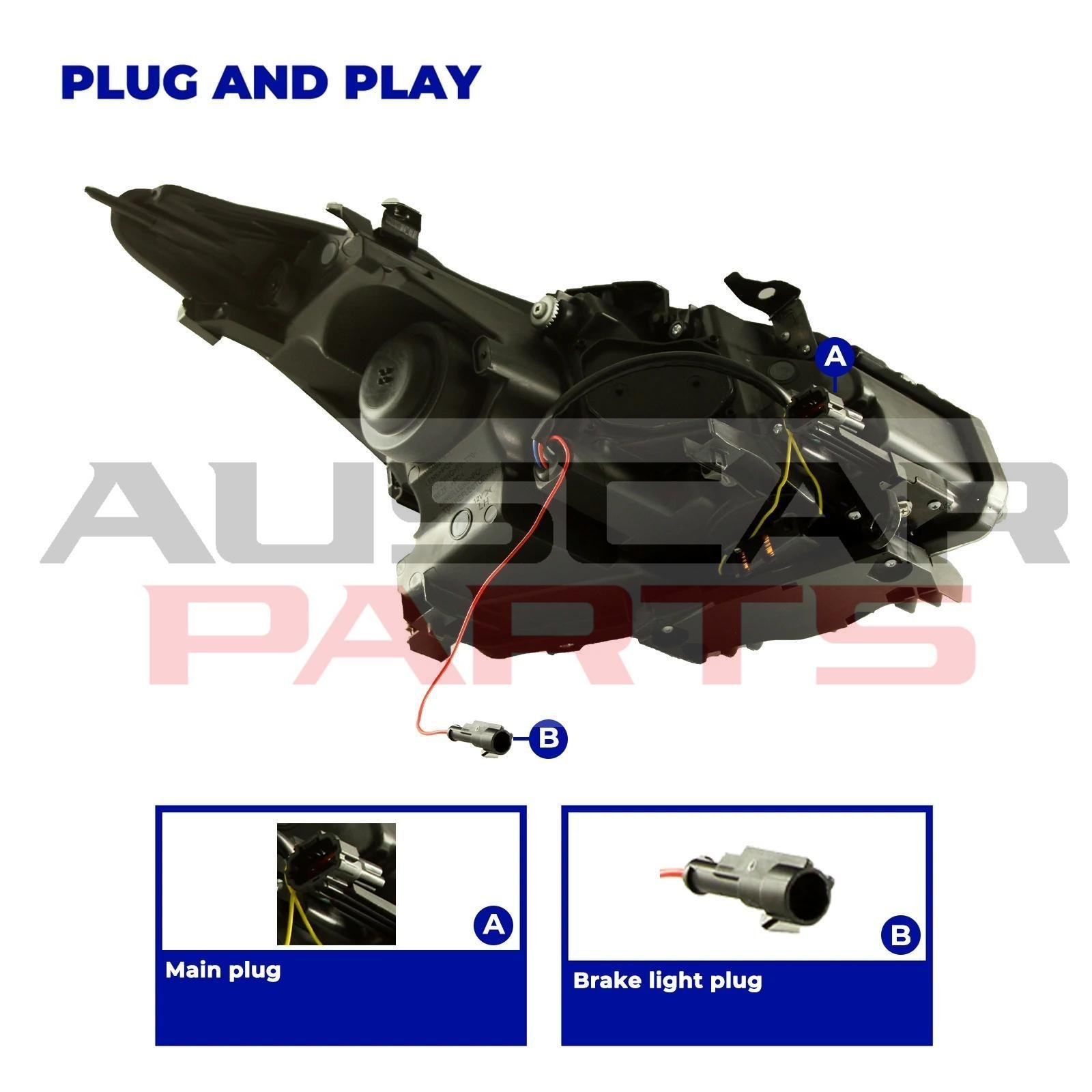 Headlights for INFINITI 2008-2015 G37 2014-2015 Q60 - Image 6