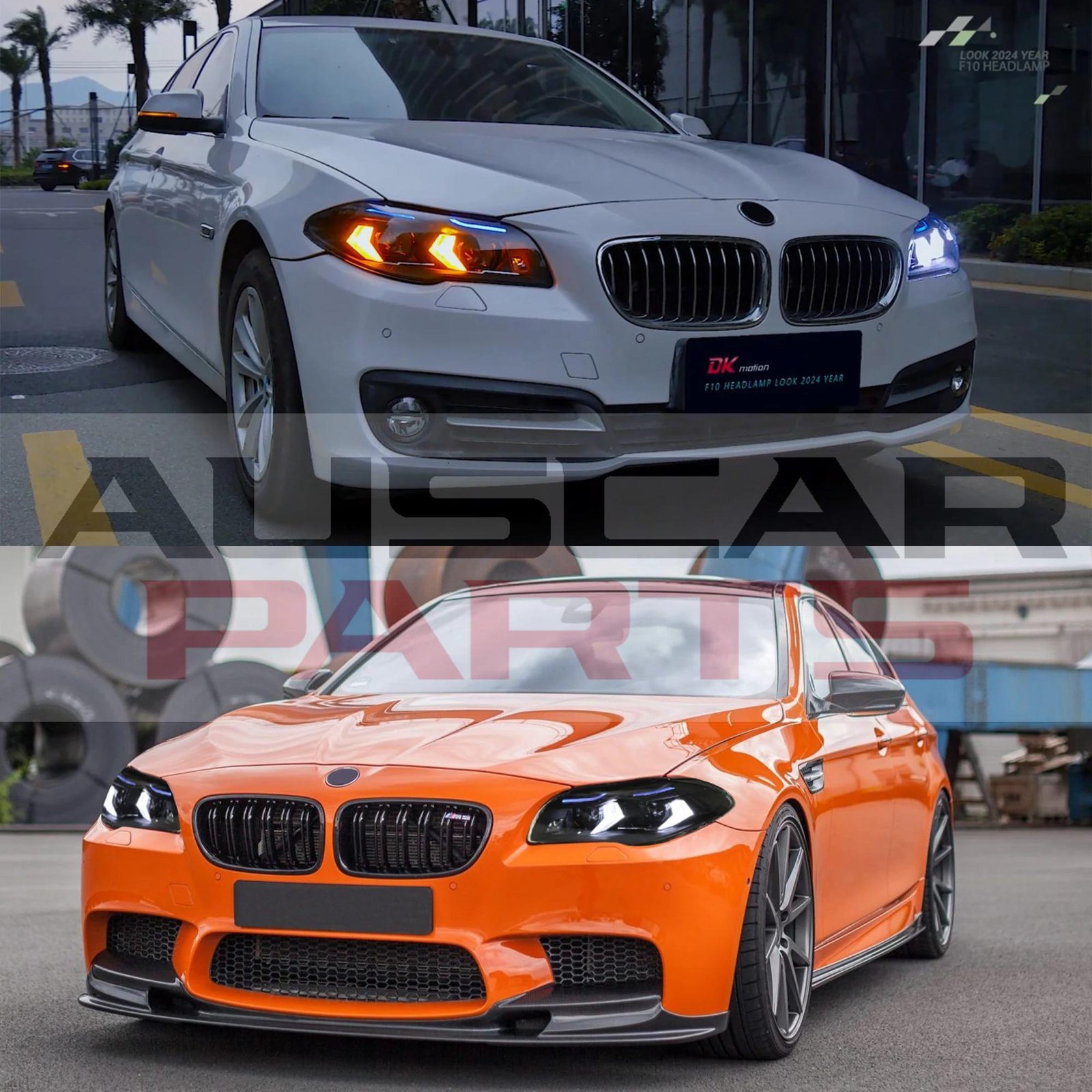 LED Headlights for BMW 5 Series F10 F18 2011-2017 - Image 4