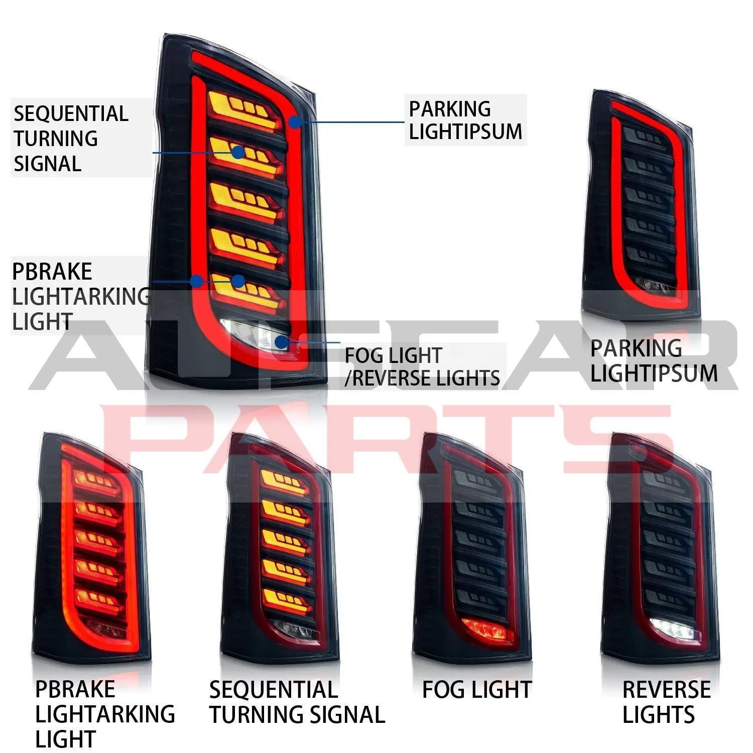 Tail Lights for 2016-2023 Mercedes Benz Vito W447 V250 V260 - Image 5
