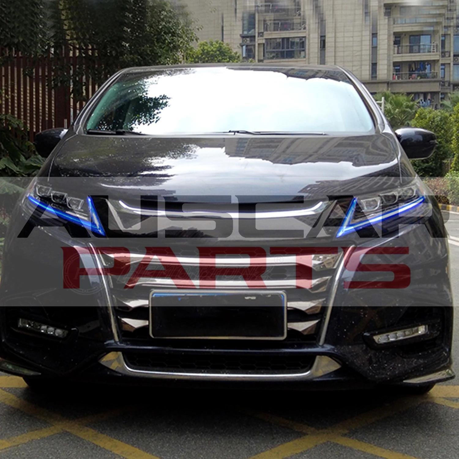 Headlights for Honda Odyssey 2013-2021 with Blue Start up Animation - Image 3