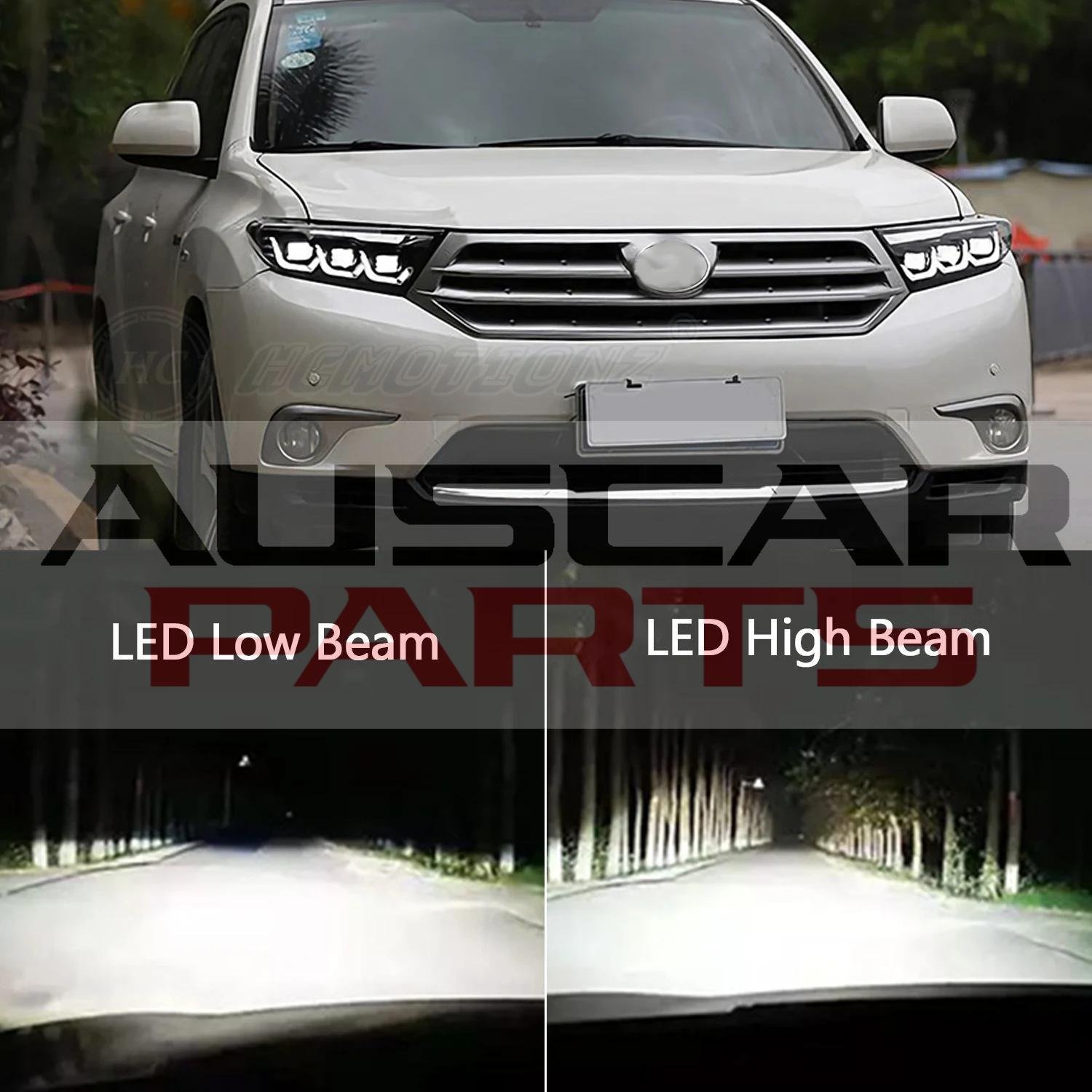 Headlights for Toyota Kluger with Red Demon Eyes 2011-2013 Start up Animation - Image 7