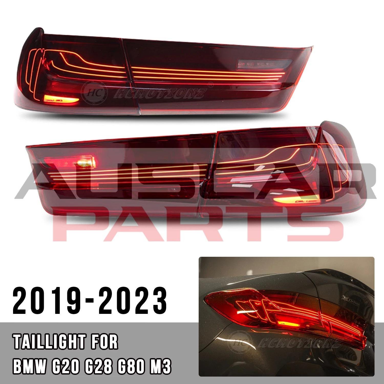 Taillights for BMW G20 M3 M340i 330e 330i M 325Li G28 G80 3 Series LED CLS Design - Image 2