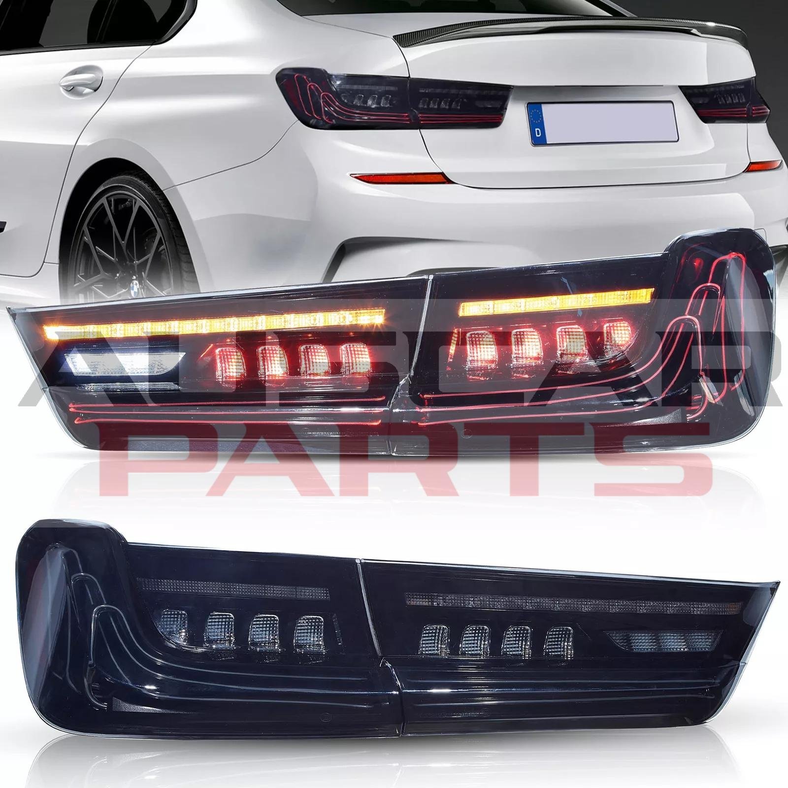 Pair Laser VLAND Tail Lights For 2019-2022 BMW 3 Series G20 G80 M3 - Image 9