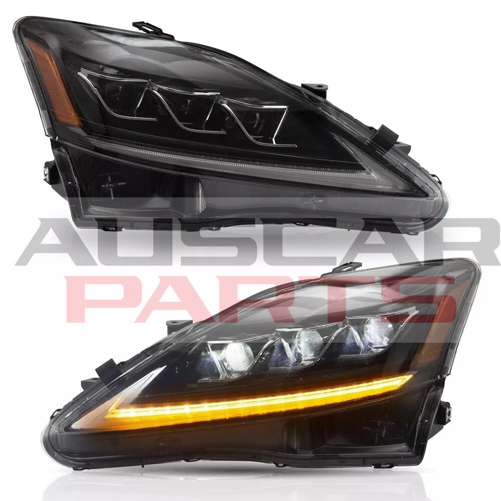 Headlights for 2006-2013 Lexus IS250 I250C IS350 IS350C IS220d ISF - Image 13