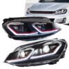 VLAND FULL LED Headlights For 2014-2017 VW Golf 7 MK7 (No Bulbs Required)