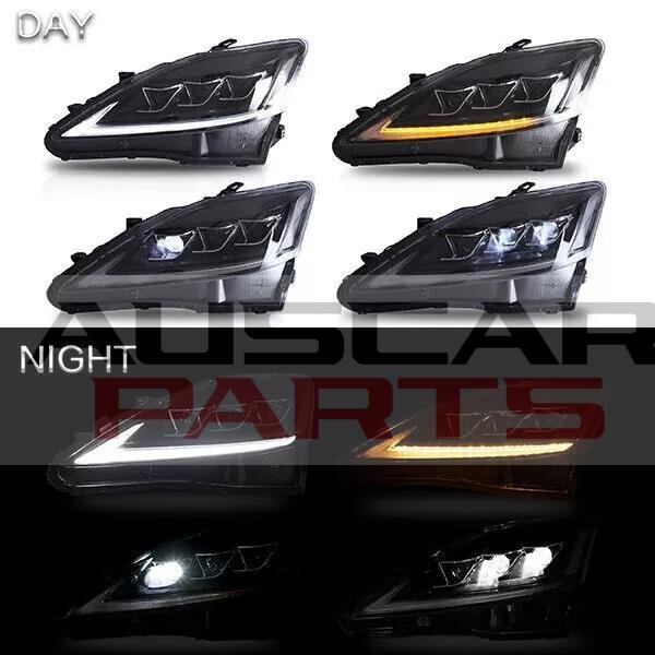 Headlights for 2006-2013 Lexus IS250 I250C IS350 IS350C IS220d ISF - Image 3