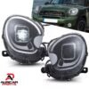 Pair  VLAND Headlights For 2010-16 Mini Cooper Countryman R60