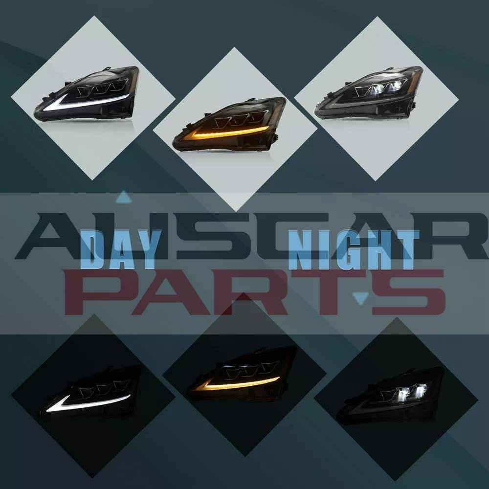 Headlights for 2006-2013 Lexus IS250 I250C IS350 IS350C IS220d ISF - Image 10