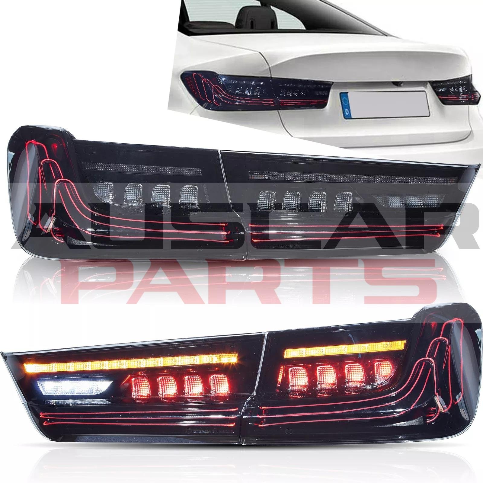 Pair Laser VLAND Tail Lights For 2019-2022 BMW 3 Series G20 G80 M3 - Image 16