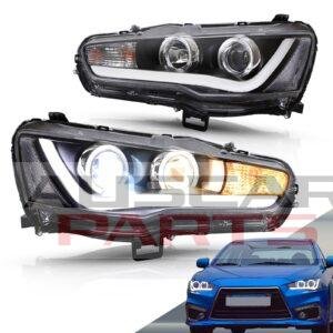 Headlights For Lancer CF CJ EVO X Sedan 2007 - 2018