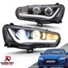 VLAND Headlights For Mitsubishi Lancer CF CJ EVO X Sedan 2007 - 2018 Pair