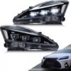 Clear Headlights For 2006 - 2013 Lexus IS250  IS350 ISF
