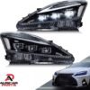 Clear VLAND Headlights For 2006 - 2013 Lexus IS 250 350 ISF Pair