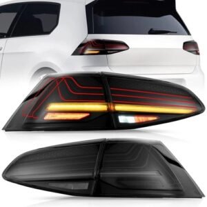 NEW Lazer Tail Lights For Volkswagen Golf 7 / 7.5 MK7 MK7.5 2013 - 2020 Pair