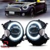 VLAND Headlights For Mini Cooper 2007 - 2013 R55/56/57/58/59 Pair